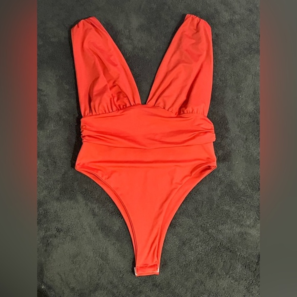 Elegant Scarlet Women's Bodysuit